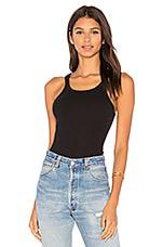 RE/DONE x Hanes Ribbed Tank in Black by RE/DONE