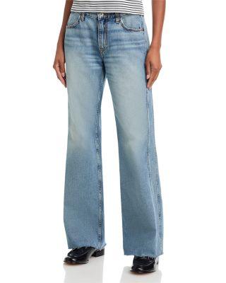 The Californian Mid Rise Jeans in Sunfaded Flower - Exclusive by RE/DONE