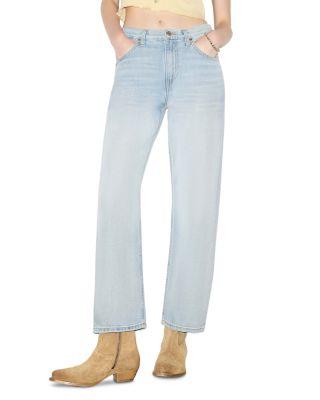 The Ollie High Rise Jeans in Solana Blue by RE/DONE