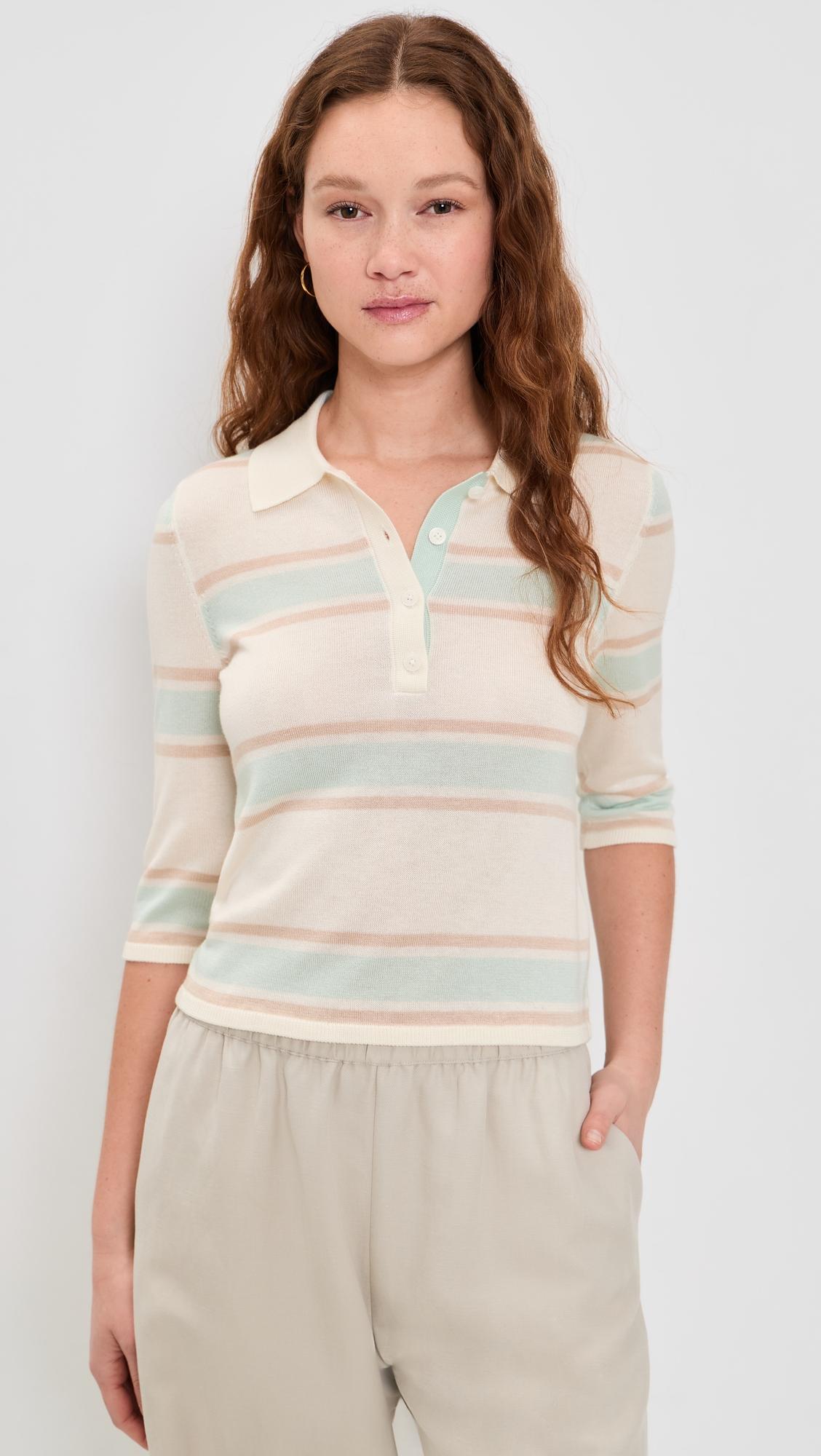 The Range Polo Top by RE/DONE