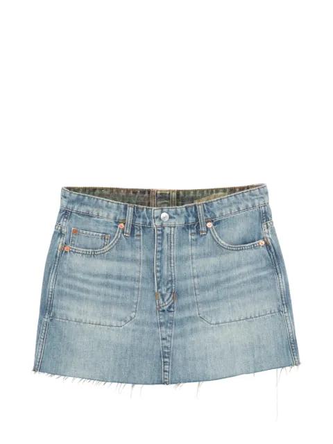 The Rewind denim skirt by RE/DONE