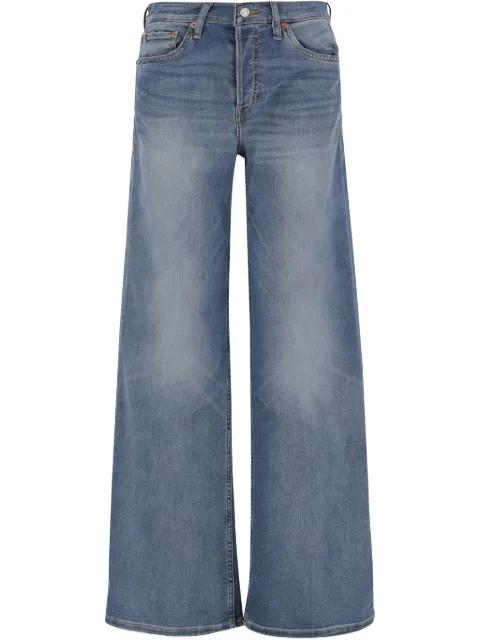 cotton-blend jeans by RE/DONE