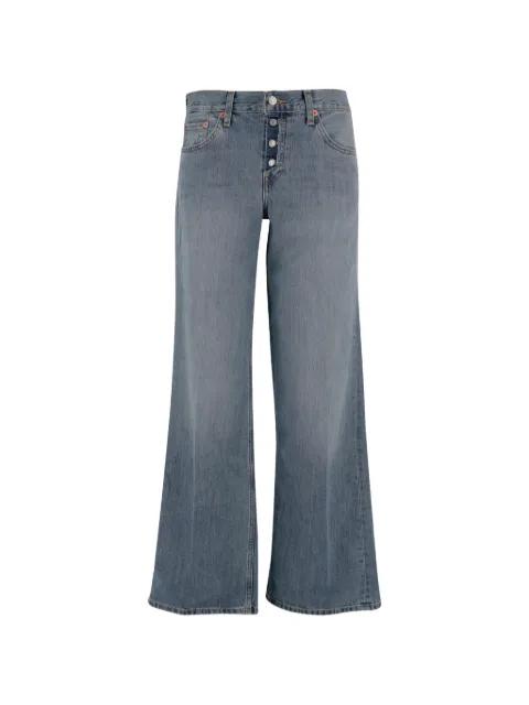 five-pocket washed jeans by RE/DONE