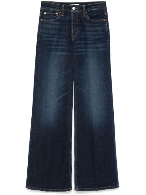 mid-rise wide-leg jeans by RE/DONE