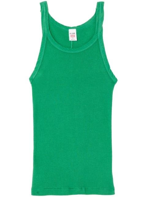 ribbed-knit tank top by RE/DONE