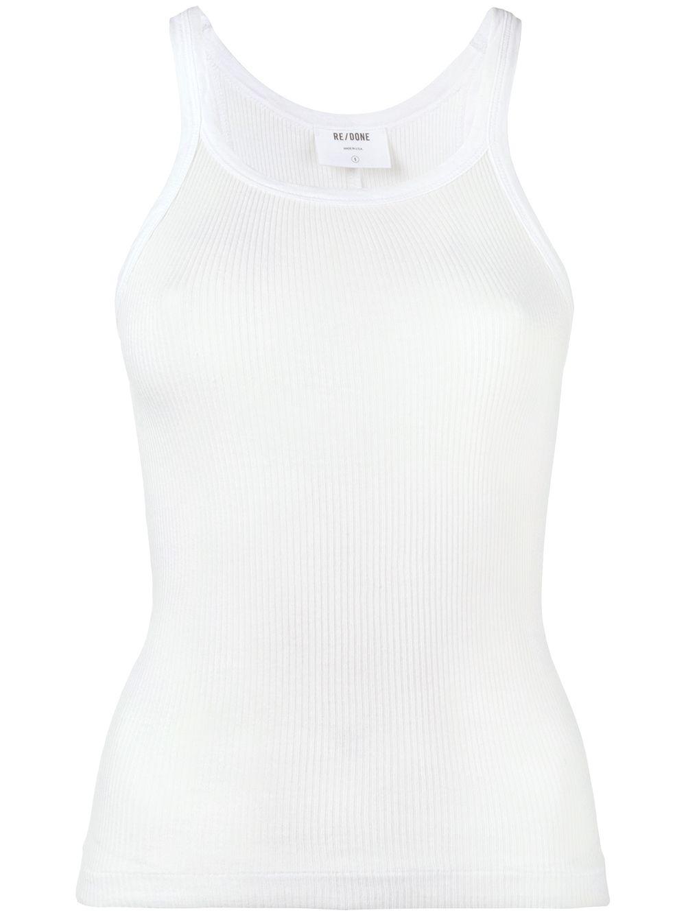 ribbed tank top by RE/DONE
