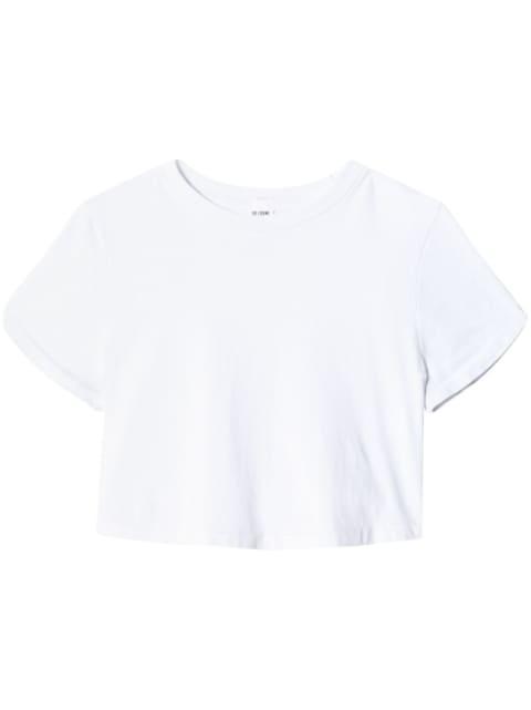 short-sleeve cropped T-shirt by RE/DONE