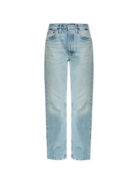 star-patch jeans by RE/DONE