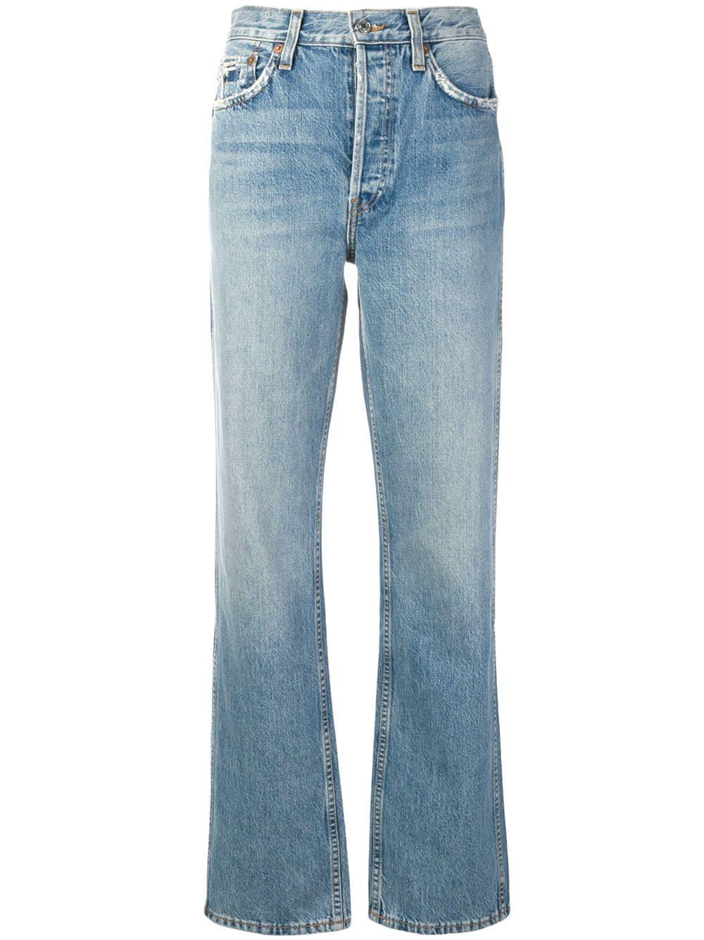 straight-leg jeans by RE/DONE