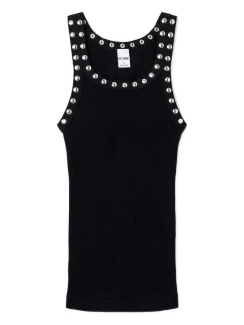 studded ribbed tank by RE/DONE