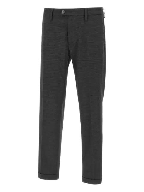 Mucha textured cuffed trousers by RE-HASH