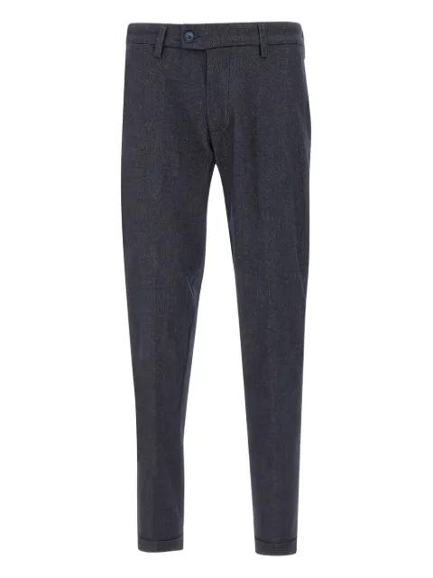 Mucha10 belt-loops button trousers by RE-HASH