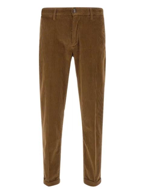 corduroy cuffed trousers by RE-HASH