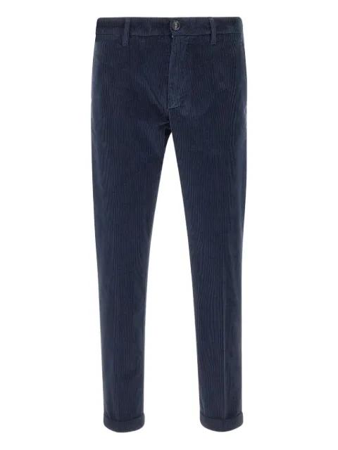 corduroy-texture trousers by RE-HASH