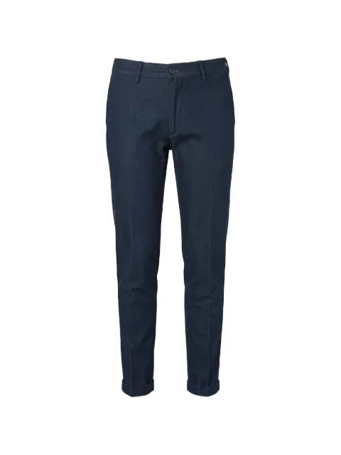 cuffed slim-fit jeans by RE-HASH