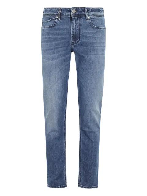 faded straight-leg jeans by RE-HASH
