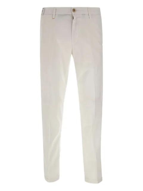 logo button chinos trousers by RE-HASH