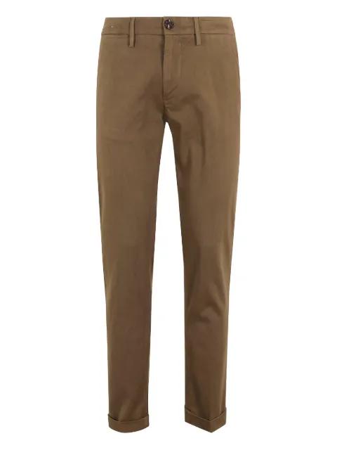 logo-patch chinos by RE-HASH