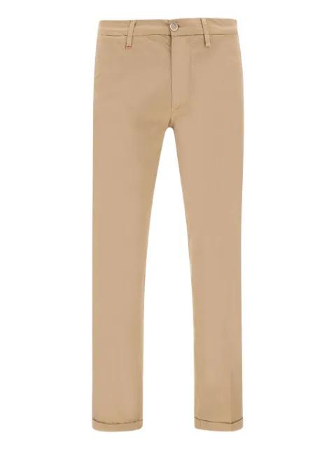 logo patch cuffed trousers by RE-HASH