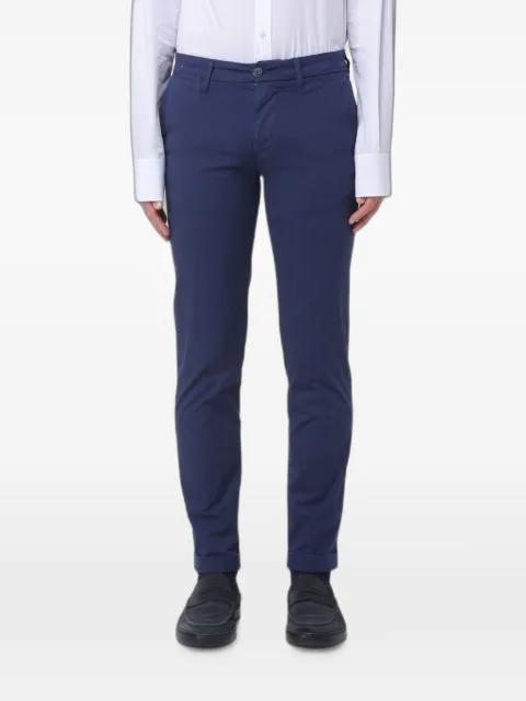 stretch-cotton chino trousers by RE-HASH