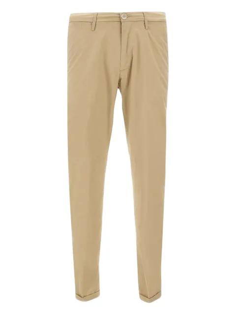 stretch cuffed trousers by RE-HASH