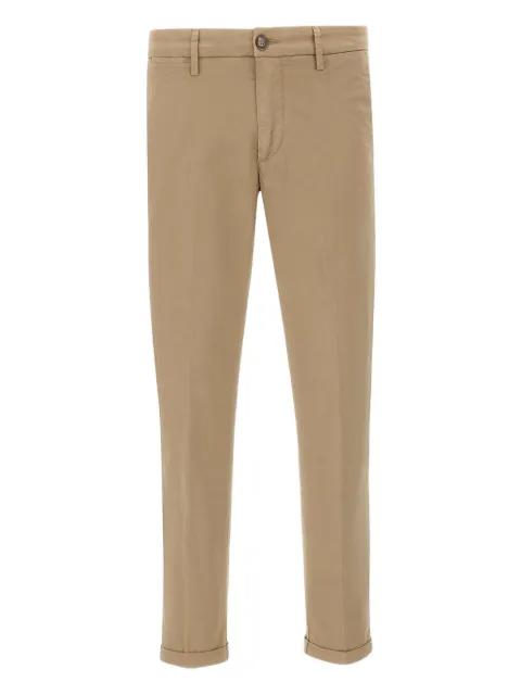 turn-up cotton trousers by RE-HASH