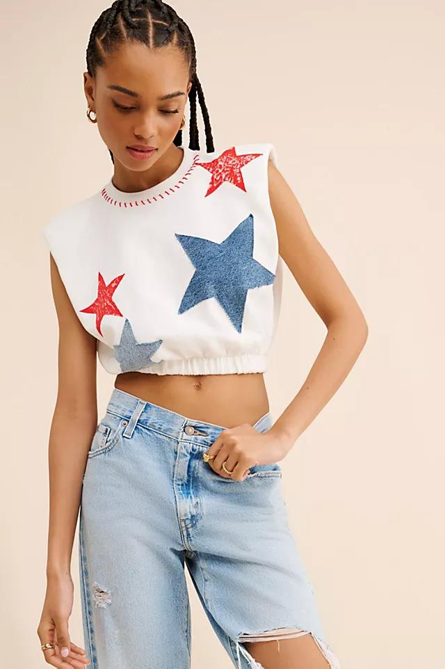 Re_Nuuly x Tricia Fix Americana Muscle Tank by RE_NUULY X TRICIA FIX | FREE PEOPLE