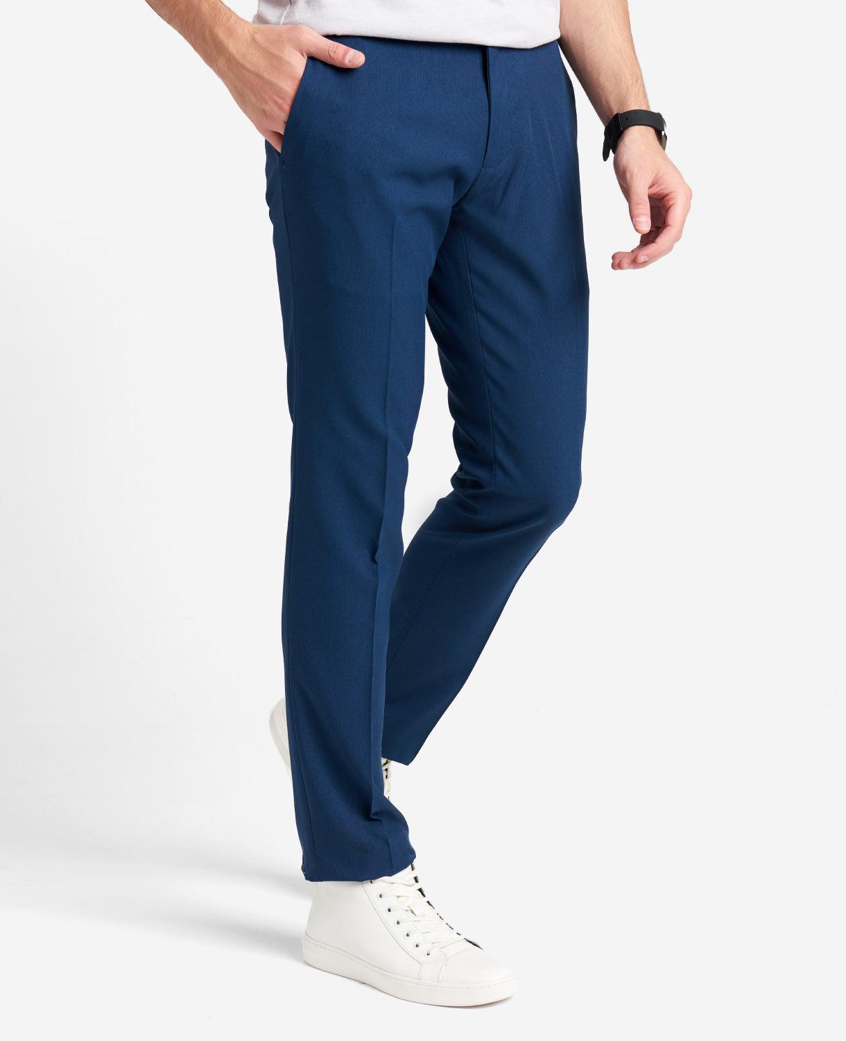 Reaction Kenneth Cole | Modern-Fit Micro Check Stretch Trouser Pant by REACTION KENNETH COLE