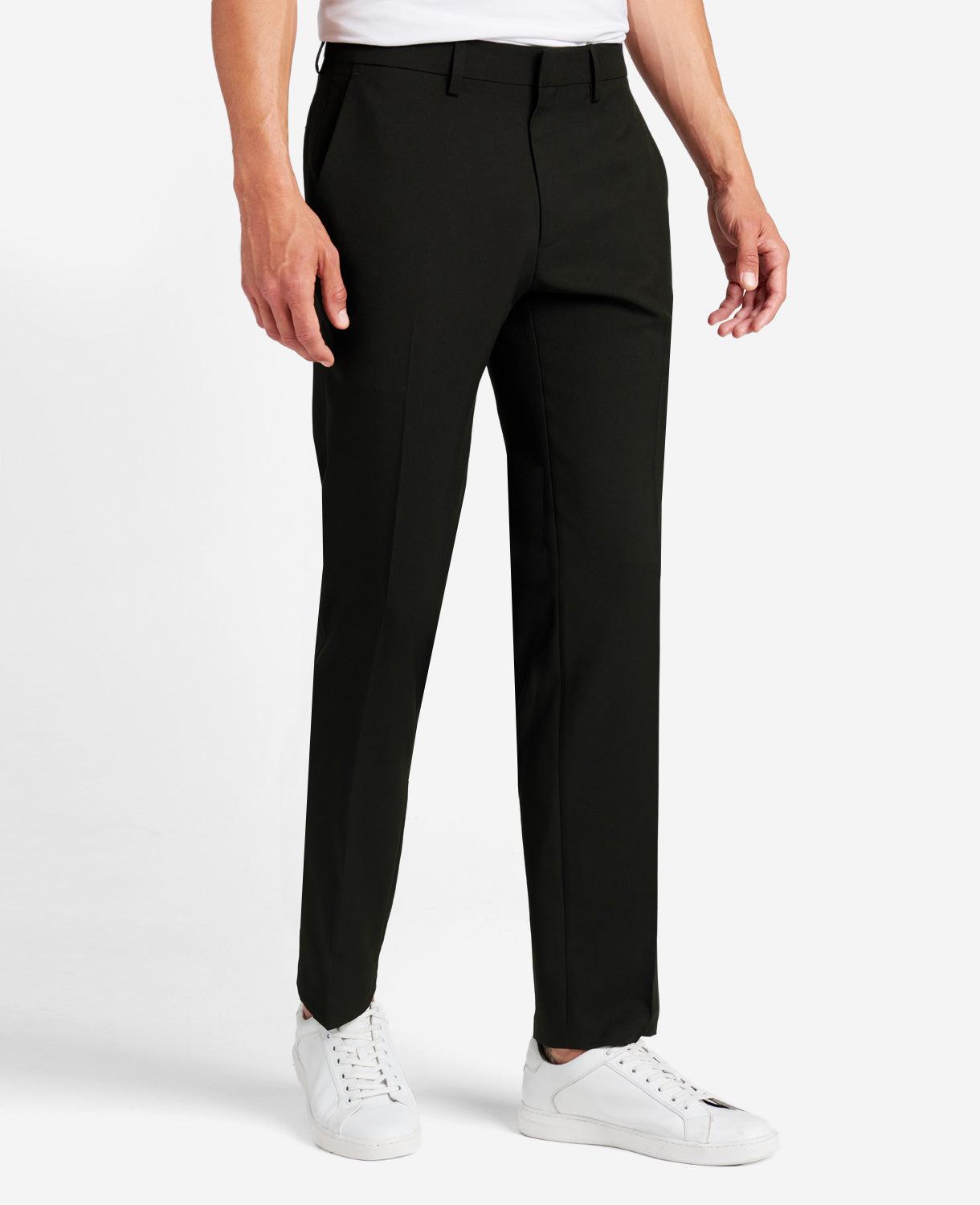 Reaction Kenneth Cole | Modern-Fit Micro Check Stretch Trouser Pant by REACTION KENNETH COLE