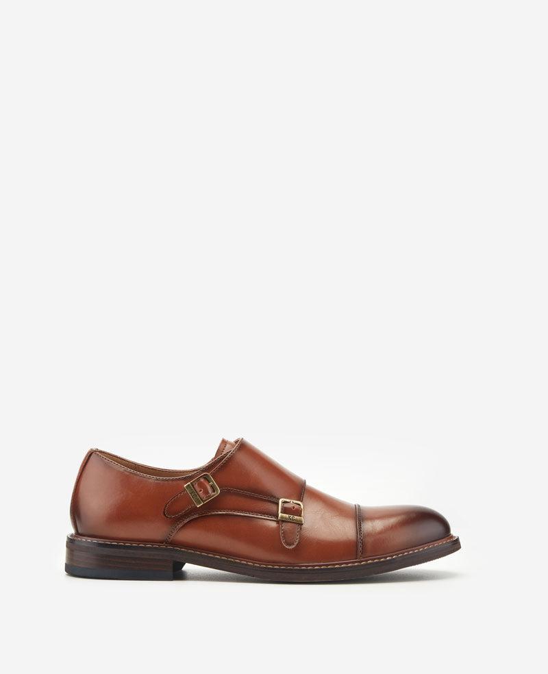 Reaction Kenneth Cole | Reaction - Leland Monk Strap Cap Toe Oxford Shoe by REACTION KENNETH COLE