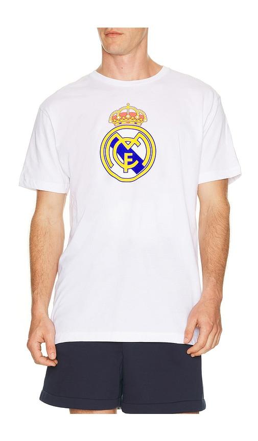 Real Madrid Primary Tee in White by REAL MADRID
