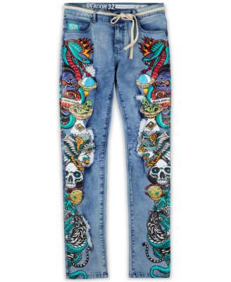 Men's Tattoo Alien Jeans by REASON
