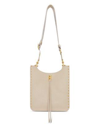 Darren Medium Leather Feed Bag by REBECCA MINKOFF