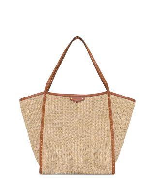 Dylan Medium Raffia Tote Bag by REBECCA MINKOFF