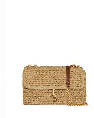 Edie Medium Raffia Crossbody Bag by REBECCA MINKOFF