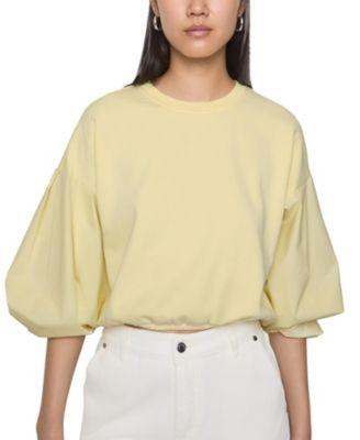 Julia Combo Long Sleeve Top by REBECCA MINKOFF