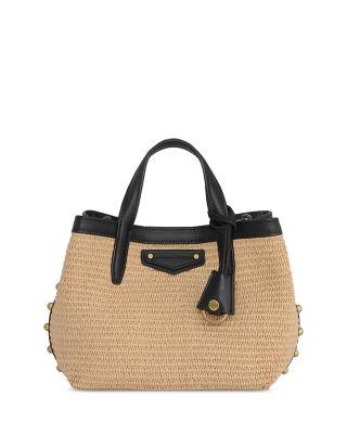 Riley Small Raffia Tote Bag by REBECCA MINKOFF