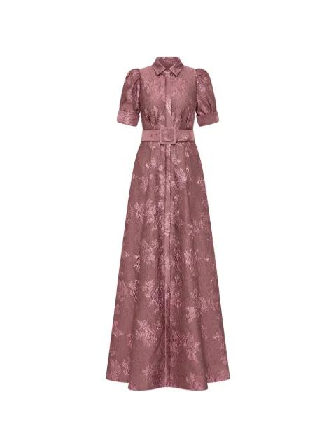 Annette belted floral-pattern maxi dress by REBECCA VALLANCE