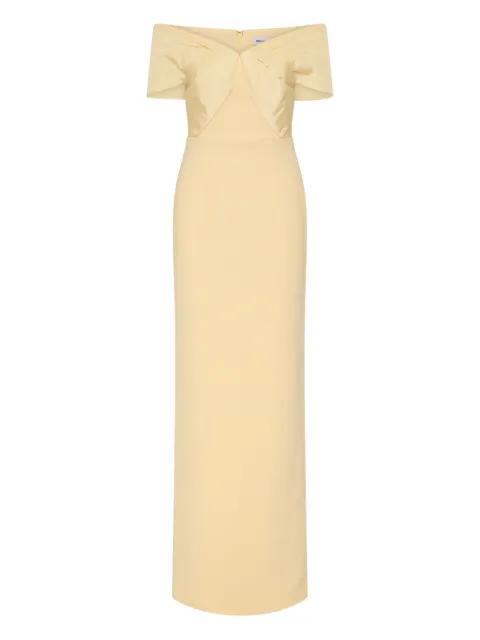 Aubriella off-shoulder dress by REBECCA VALLANCE