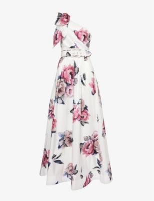 Aveline floral-pattern woven gown by REBECCA VALLANCE