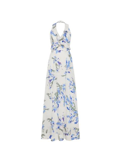 Bluebell Meadow floral-print maxi dress by REBECCA VALLANCE