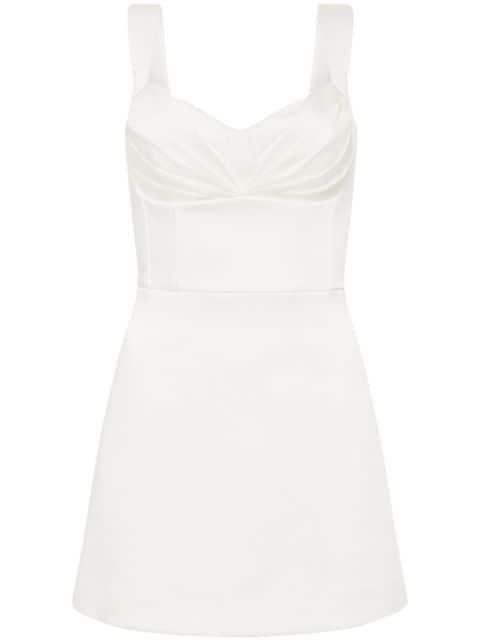 Delaney draped minidress by REBECCA VALLANCE