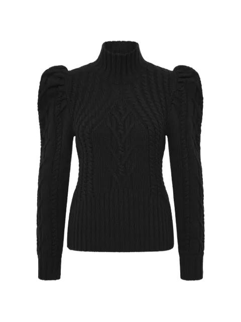 Ebba cable-knit turtleneck sweater by REBECCA VALLANCE