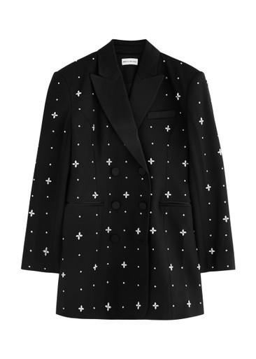 Eclipse embellished blazer dress by REBECCA VALLANCE