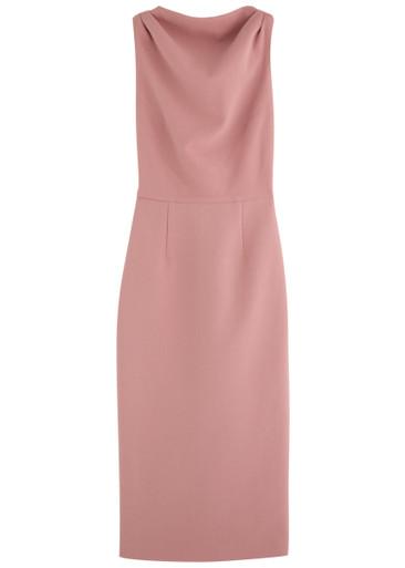 Elora crepe midi dress by REBECCA VALLANCE