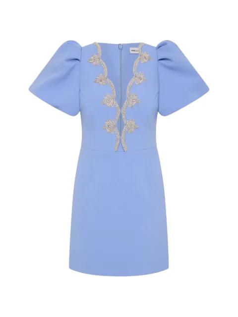 Harlynn puff sleeve mini dress by REBECCA VALLANCE