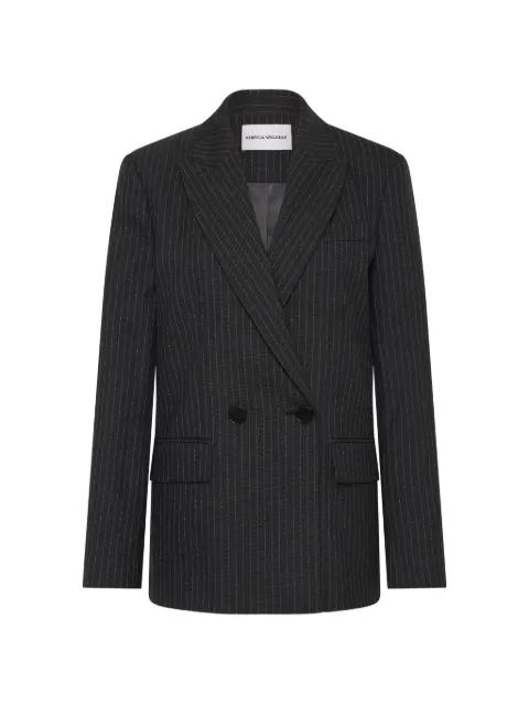 Harri pinstripe double-breasted blazer by REBECCA VALLANCE