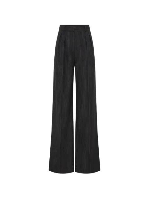 Harri pinstripe pleated trousers by REBECCA VALLANCE