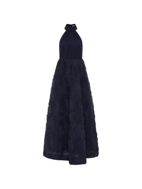 Jasmine ruffled maxi dress by REBECCA VALLANCE