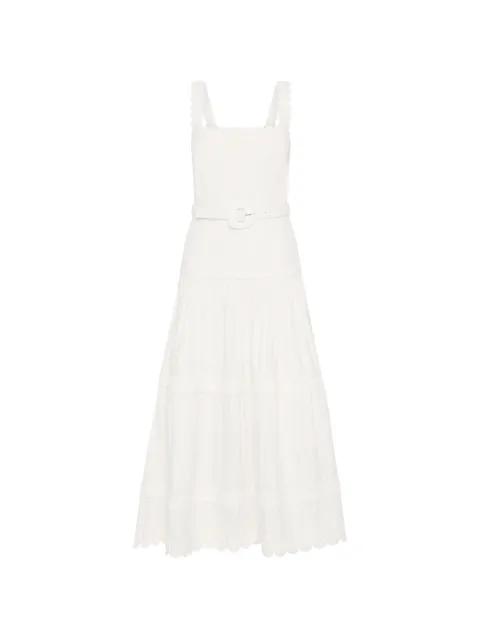 Kahlia scalloped midi dress by REBECCA VALLANCE